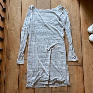 Splendid long sleeve scoop back t-shirt dress